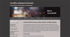 Desktop Screenshot of criminal-law.greenwaldfirm.com