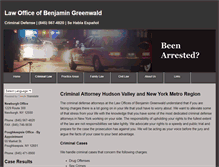 Tablet Screenshot of criminal-law.greenwaldfirm.com